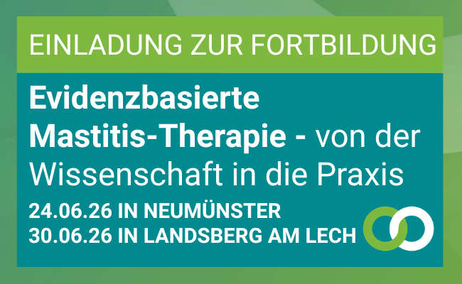 Einladung Fortbildung Sued und Nord Evidenzbasierte Mastitits Therapie