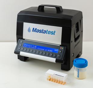 Mastatest mit Proben
